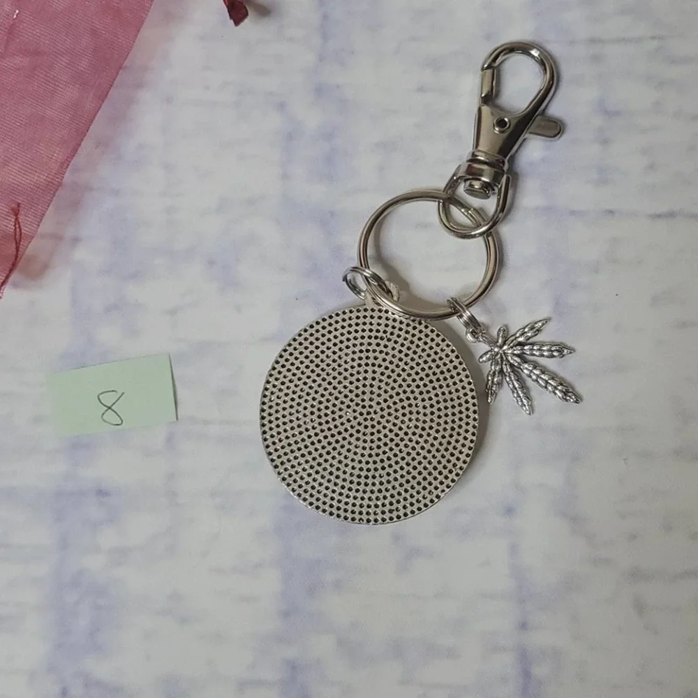 Handmade Leaf Keychain